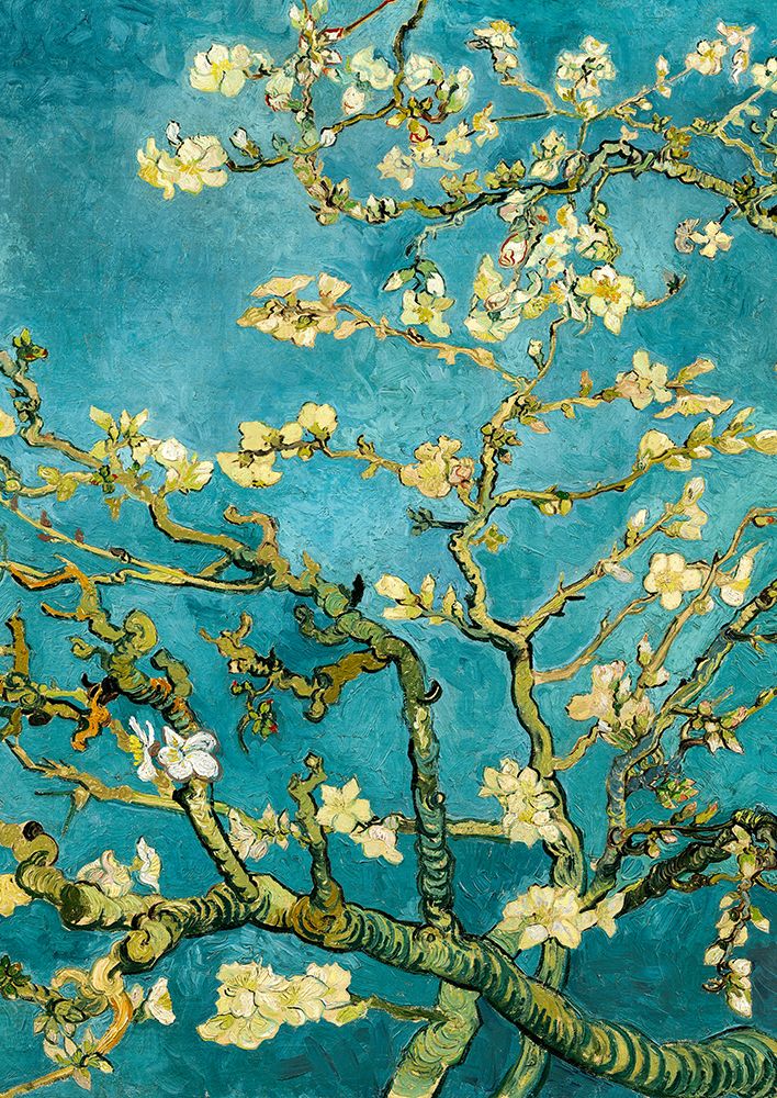Mandorlo in fiore┬á(detail) art print by Vincent van Gogh for $57.95 CAD