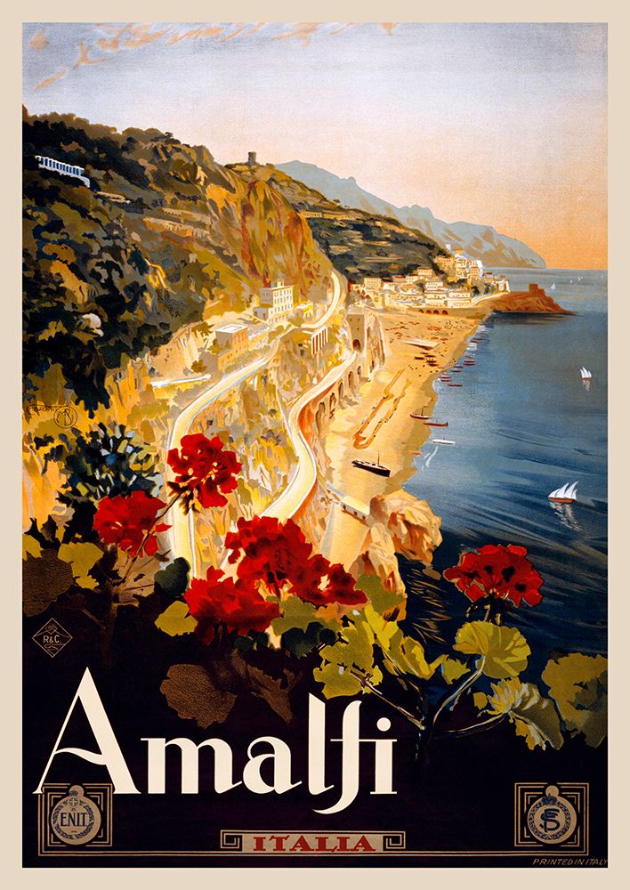 Amalfi art print by Mario Borgoni for $57.95 CAD