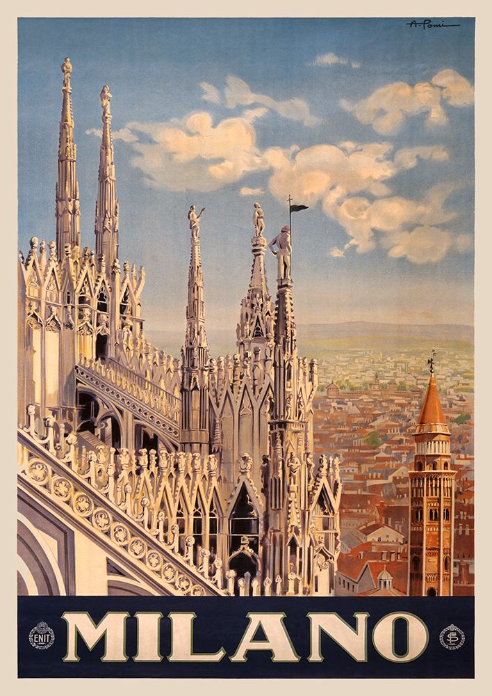 Milano art print by Anonymous for $57.95 CAD