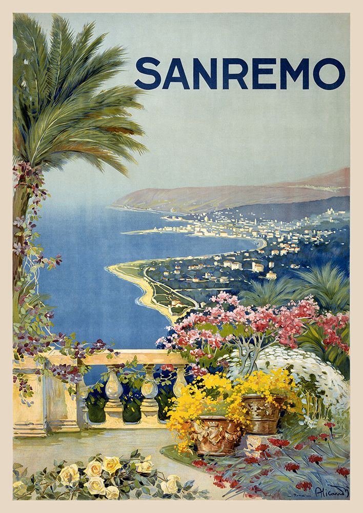 Sanremo art print by Anonymous for $57.95 CAD