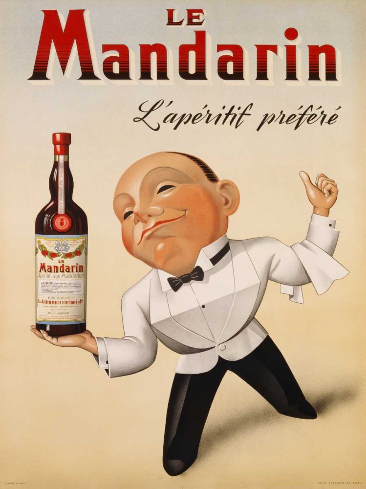 Le Mandarin Lâ€™Aperitif Prefere 1932 art print by Anonymous for $57.95 CAD
