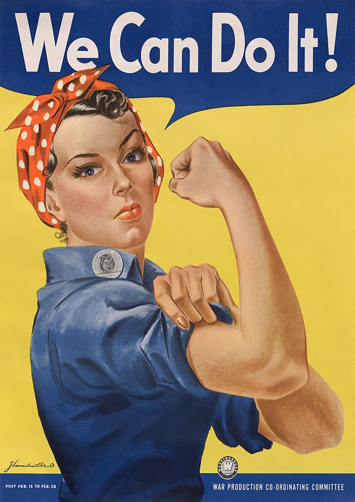 We Can Do It! art print by J. Howard Miller for $57.95 CAD