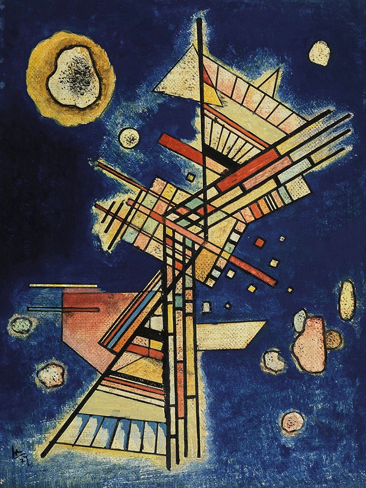 Dunkle Kuhle (Dark Freshness), 1927 art print by Wassily Kandinsky for $57.95 CAD