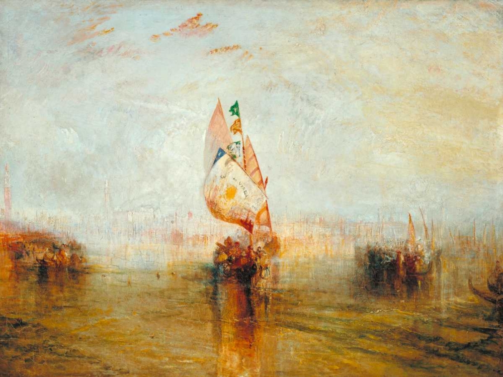 The Sun of Venice going to Sea art print by William Turner for $57.95 CAD