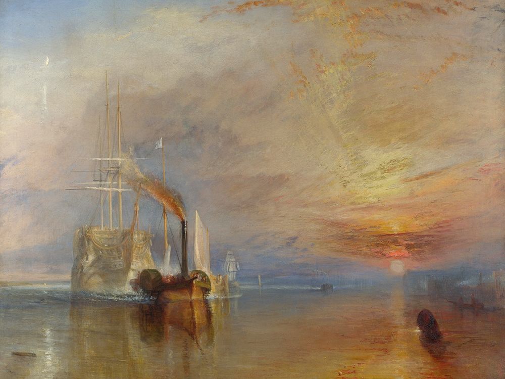 The Fighting Temeraire art print by William Turner for $57.95 CAD