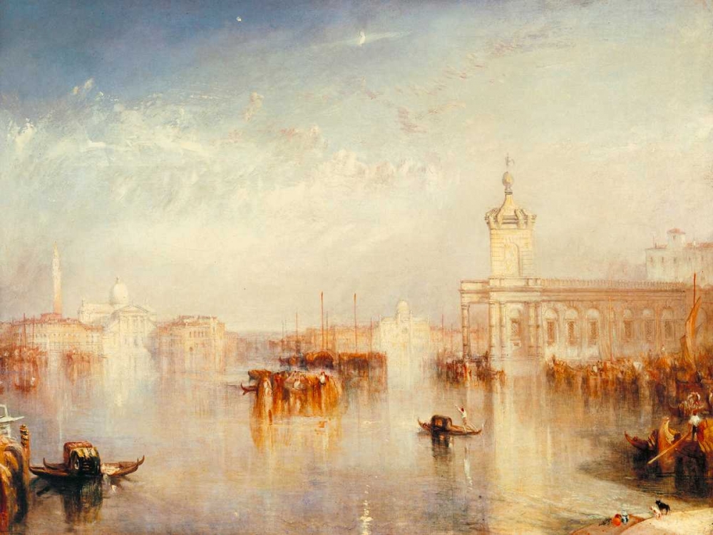 The Dogana - San Giorgio - Citella - from the Steps of the Europa art print by William Turner for $57.95 CAD
