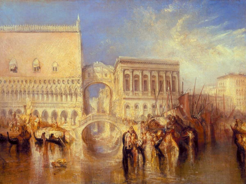Venice - the Bridge of Sighs art print by William Turner for $57.95 CAD