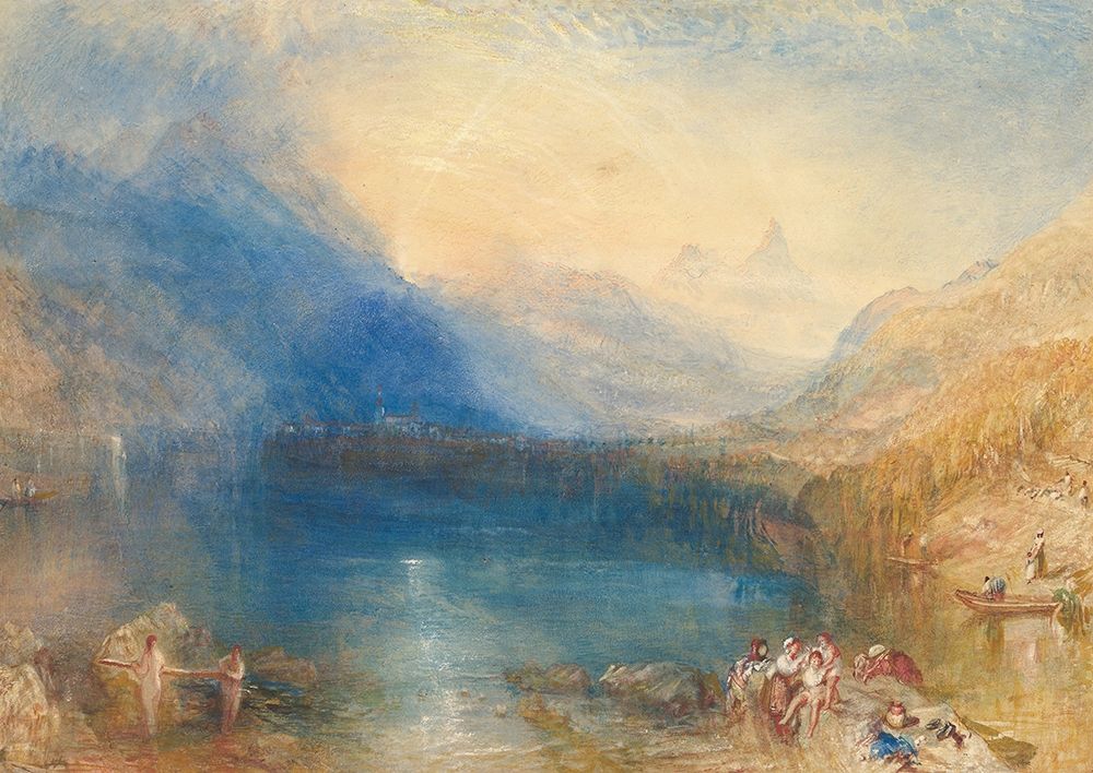 The Lake of Zug art print by William Turner for $57.95 CAD