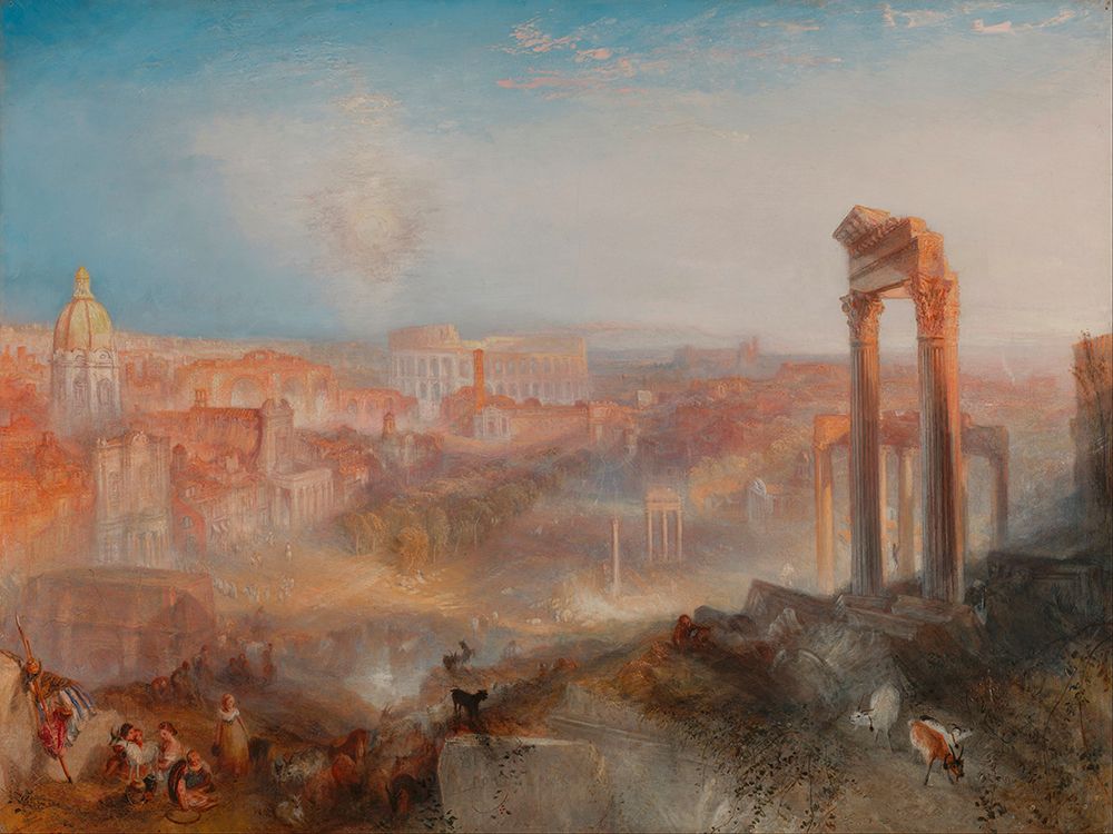 Modern Rome, Campo Vaccino art print by William Turner for $57.95 CAD
