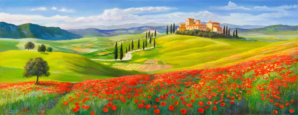 Verso il borgo in Toscana art print by Adriano Galasso for $57.95 CAD