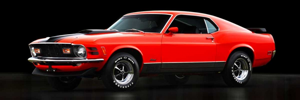 Ford Mustang Mach 1 art print by Gasoline Images for $57.95 CAD