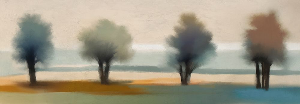 Minimal Landscape I art print by Renee Courtois for $57.95 CAD