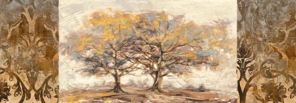Golden trees art print by Lucas for $57.95 CAD