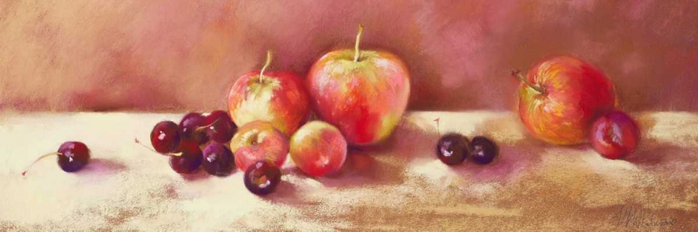 Cherries and Apples art print by Nel Whatmore for $57.95 CAD