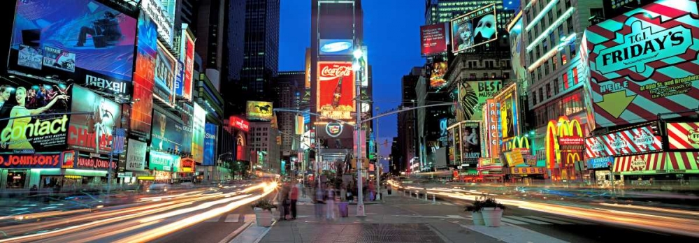 Times Square facing North NYC art print by Richard Berenholtz for $57.95 CAD
