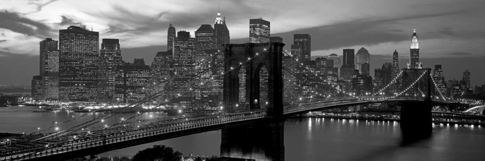Brooklyn Bridge and Skyline art print by Richard Berenholtz for $57.95 CAD