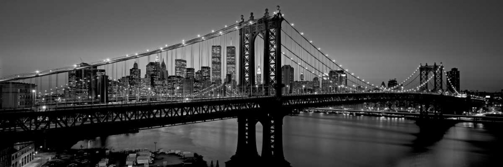 Manhattan Bridge and Skyline art print by Richard Berenholtz for $57.95 CAD