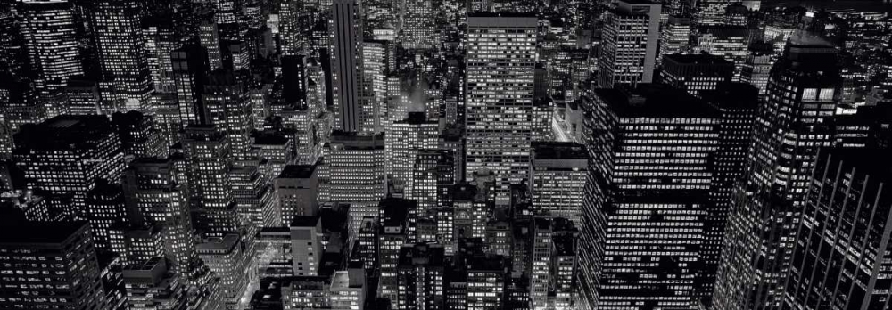 Midtown Manhattan at Night art print by Richard Berenholtz for $57.95 CAD