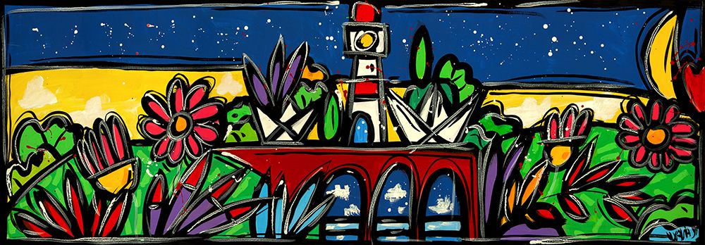 Il mare oltre il ponte art print by Wallas for $57.95 CAD