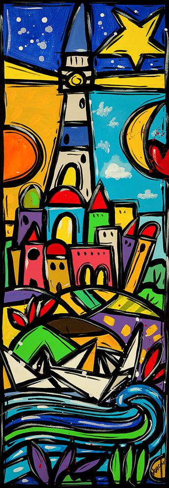 La buona stella art print by Wallas for $57.95 CAD