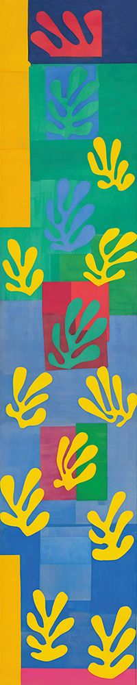 Vitrail bleu pale I, 1949 art print by Henri Matisse for $57.95 CAD