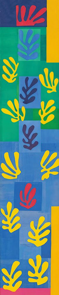Vitrail bleu pale II, 1949 art print by Henri Matisse for $57.95 CAD