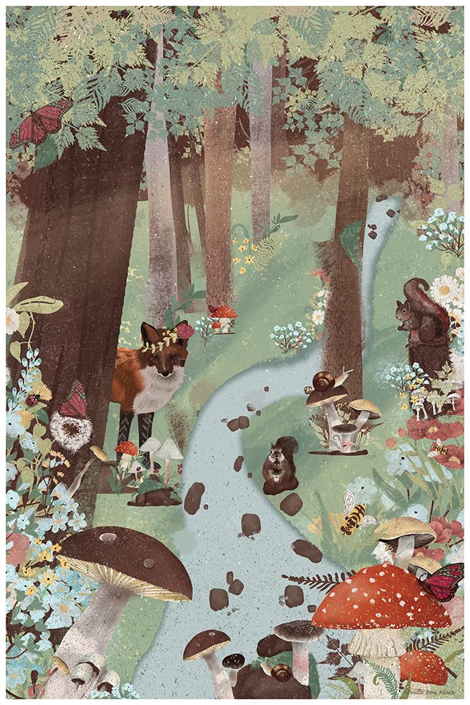 A Walk in the Woods I art print by Arvilla Morett for $57.95 CAD