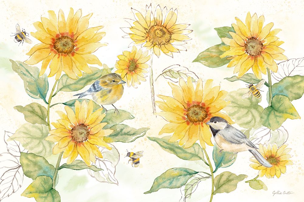 Be My Sunshine I art print by Cynthia Coulter for $57.95 CAD