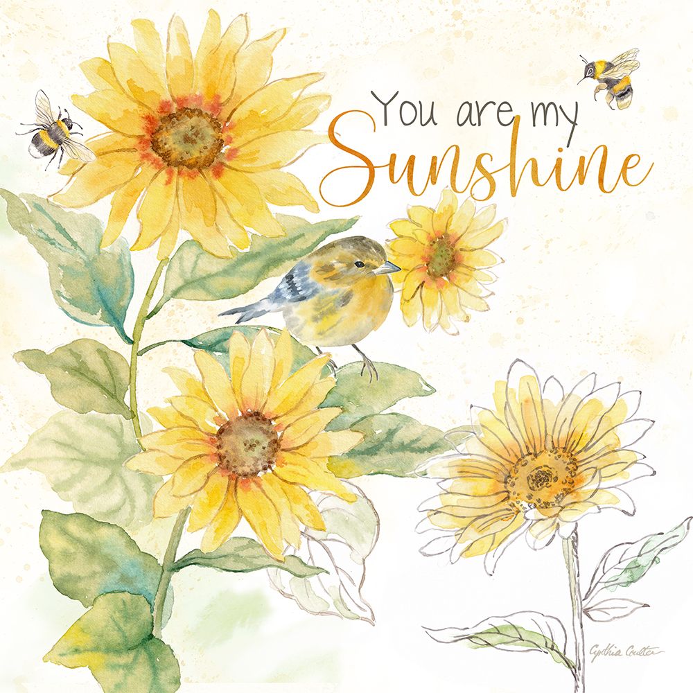 Be My Sunshine IV art print by Cynthia Coulter for $57.95 CAD