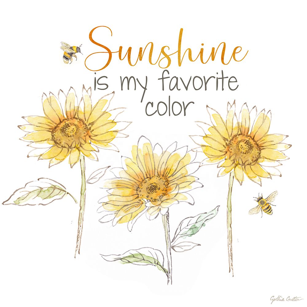 Be My Sunshine VI art print by Cynthia Coulter for $57.95 CAD