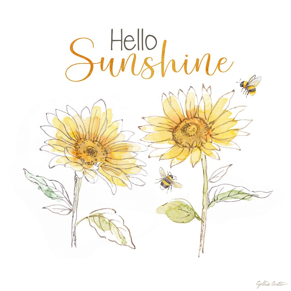 Be My Sunshine VII art print by Cynthia Coulter for $57.95 CAD