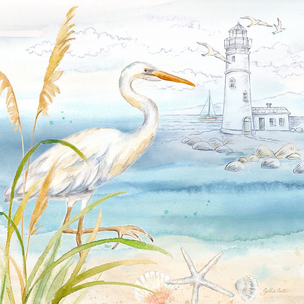 By the Seashore II art print by Cynthia Coulter for $57.95 CAD