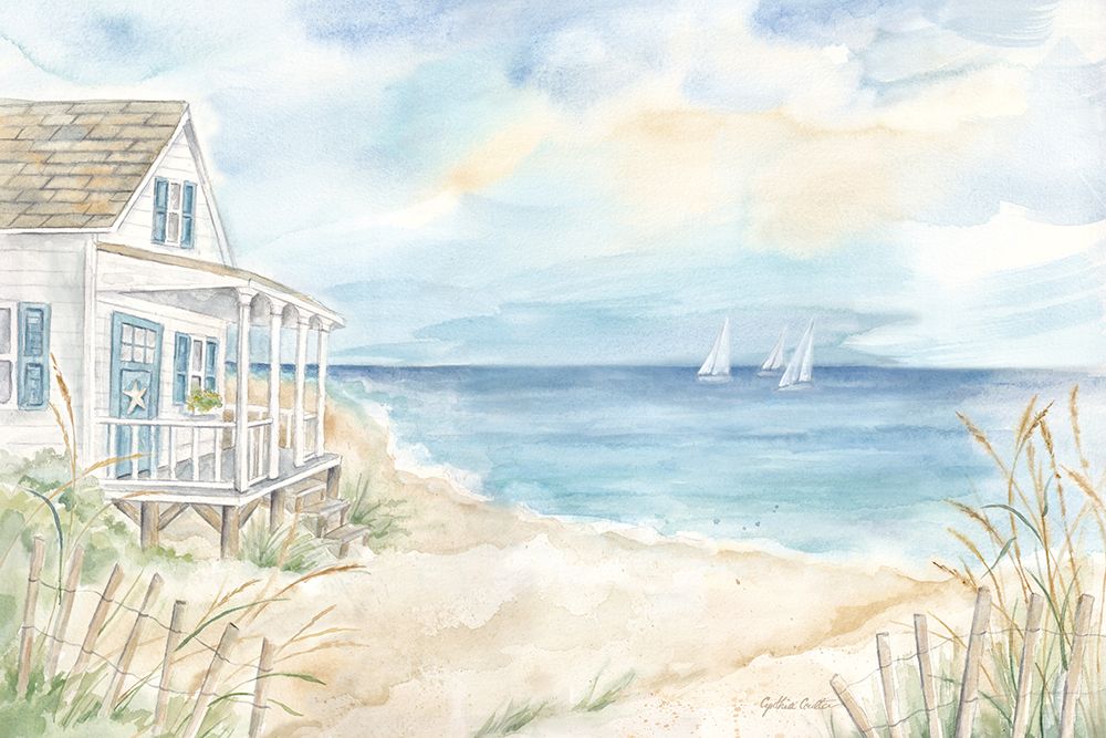 Cottage at the Cape I art print by Cynthia Coulter for $57.95 CAD