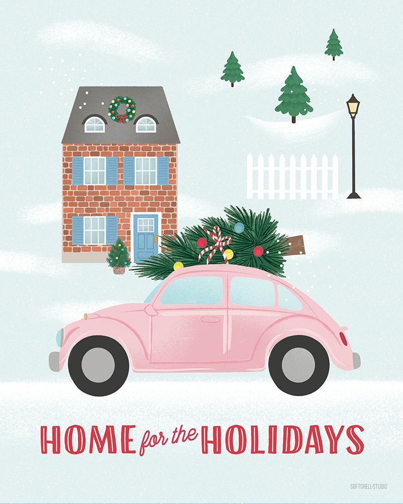 Home for the Holidays IX art print by Softshell Studio for $57.95 CAD