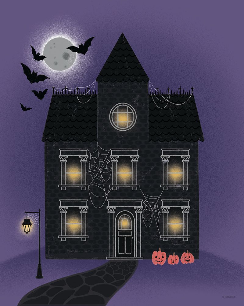 Hometown Halloween III art print by Softshell Studio for $57.95 CAD