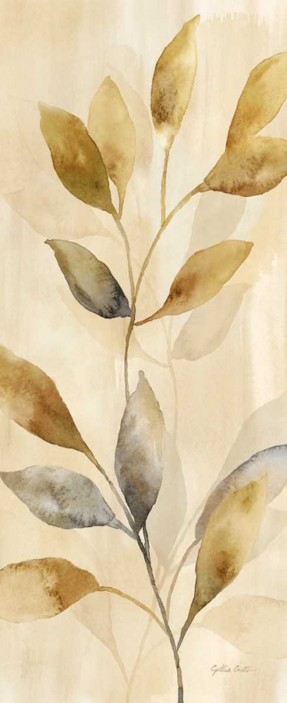 Majestic Leaves Panel I art print by Cynthia Coulter for $57.95 CAD