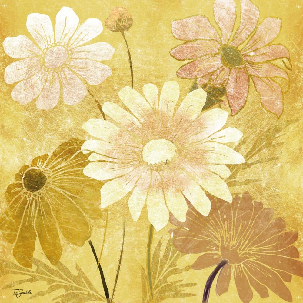 Golden Daisy Patch II art print by Tre Sorelle Studios for $57.95 CAD