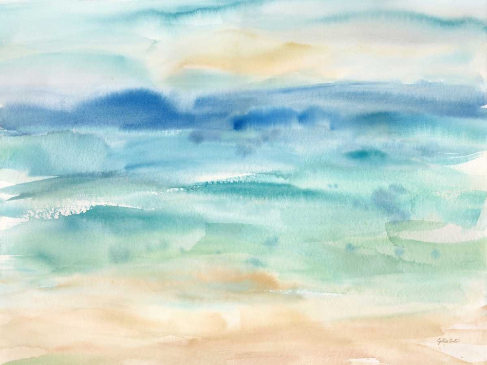 Abstract Seascape art print by Cynthia Coulter for $57.95 CAD