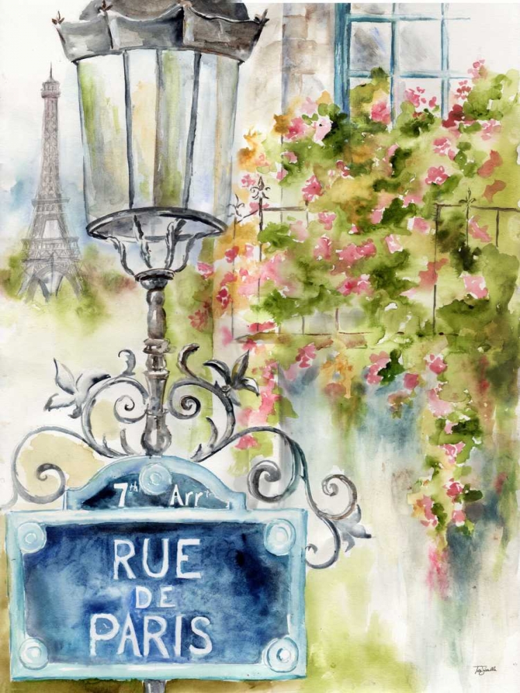 Rue de Paris art print by Tre Sorelle Studios for $57.95 CAD