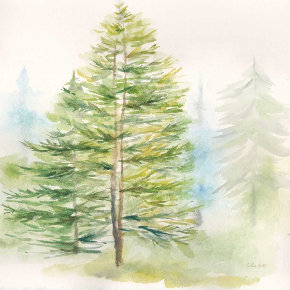Woodland Trees I art print by Cynthia Coulter for $57.95 CAD