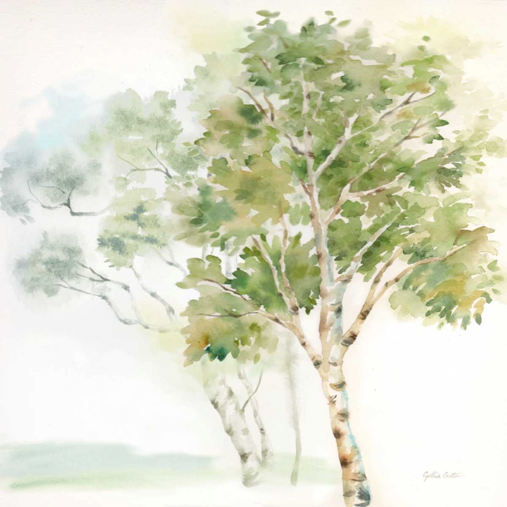 Woodland Trees II art print by Cynthia Coulter for $57.95 CAD