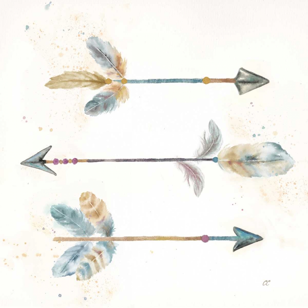 Arrowhead Trio I art print by Cynthia Coulter for $57.95 CAD