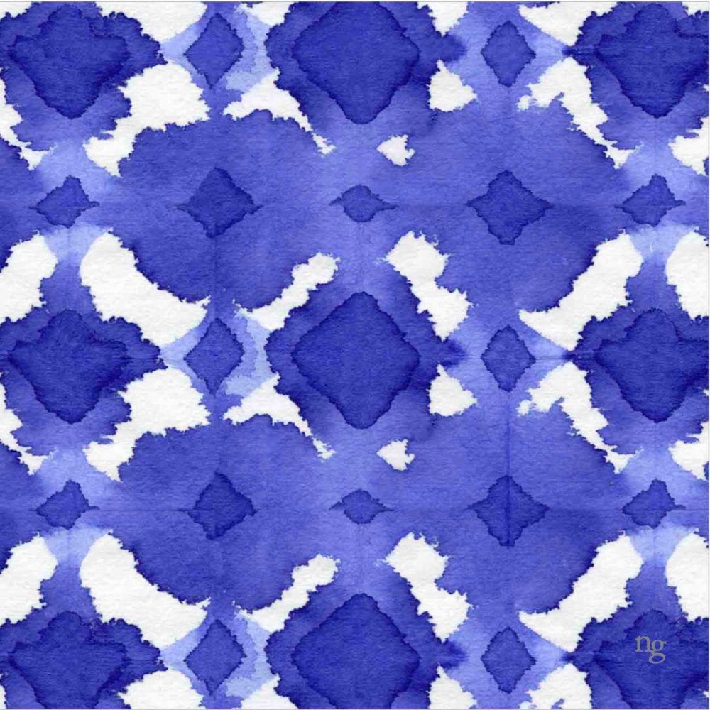 Aquarelle Blue V  art print by Nancy Green Design for $57.95 CAD