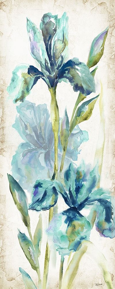 Watercolor Iris Panel REV I art print by Tre Sorelle Studios for $57.95 CAD