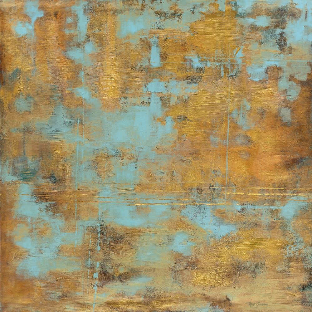 Rustic Elegance Sky Blue art print by Marie-Elaine Cusson for $57.95 CAD