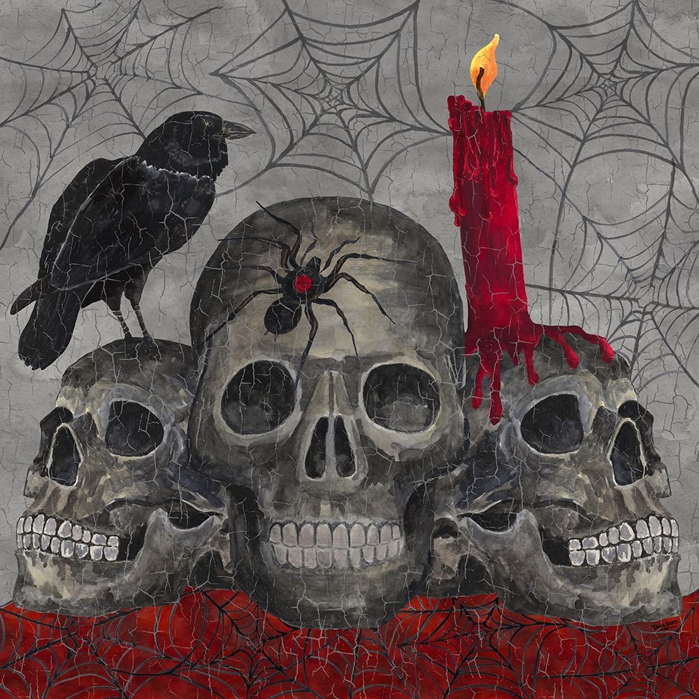 Something Wicked 3 Skulls art print by Tara Reed for $57.95 CAD