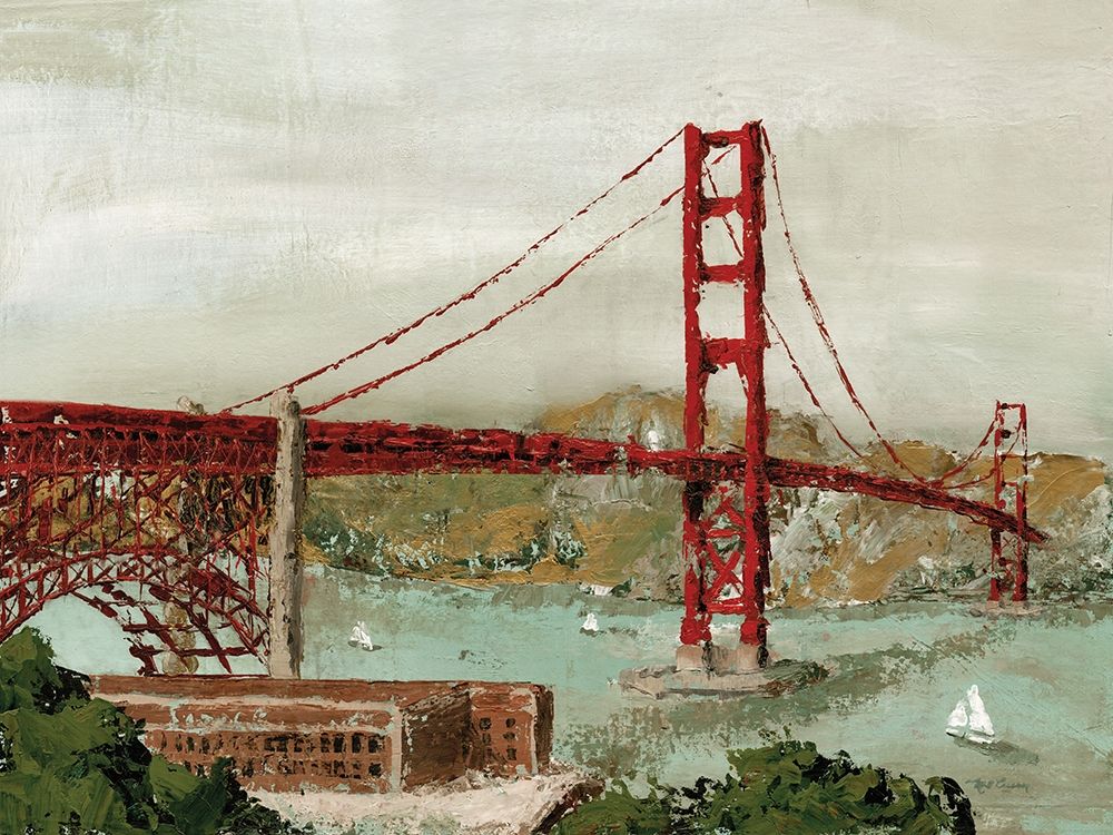 Golden Gate Bridge art print by Marie-Elaine Cusson for $57.95 CAD