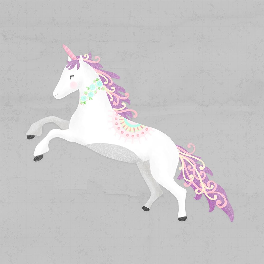 Unicorn Pastel II art print by Noonday Design for $57.95 CAD