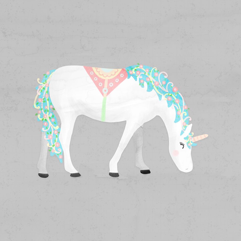Unicorn Pastel III art print by Noonday Design for $57.95 CAD