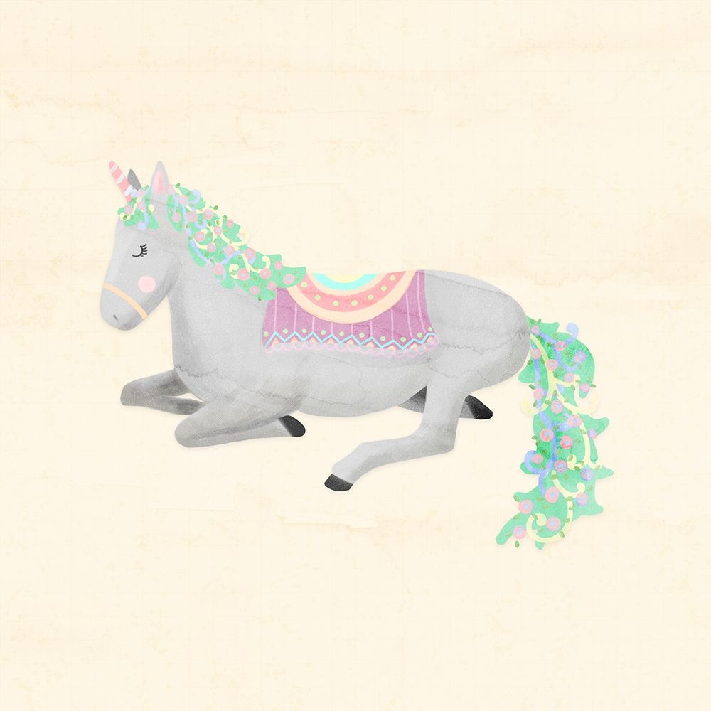 Unicorn Pastel IV art print by Noonday Design for $57.95 CAD